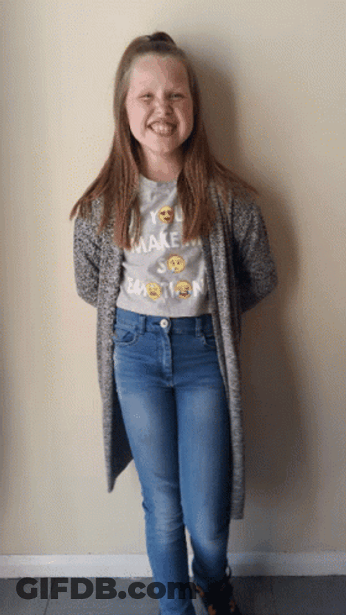 Pretty Girl Feeling Good GIF