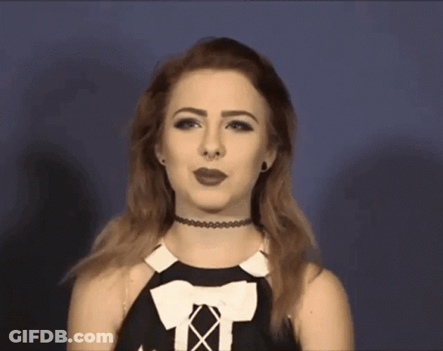 Pretty Girl Pie In The Face GIF