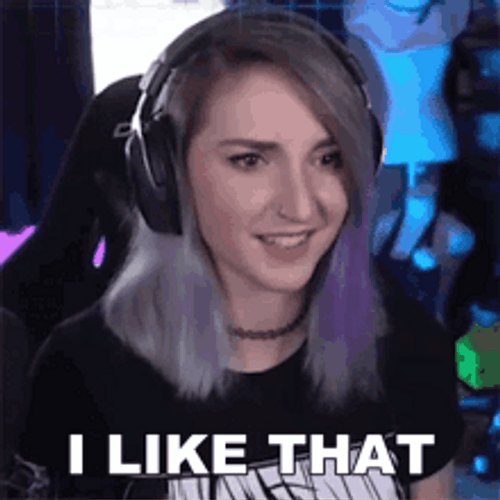 Pretty Girl Wearing Headset I Like That GIF