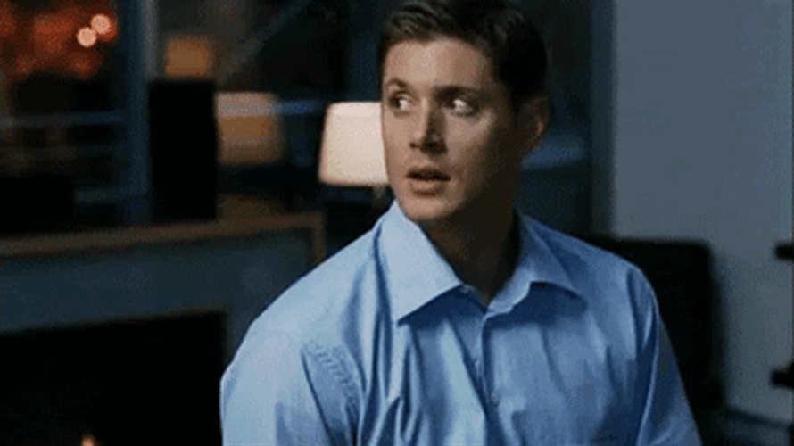 Pretty Guy Jaw Drop GIF