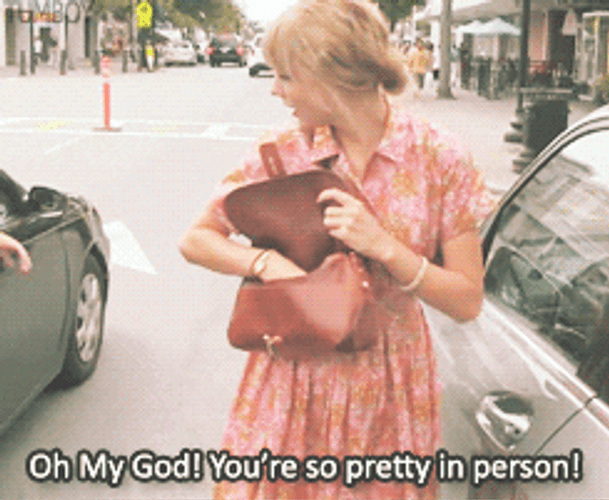 Pretty In Person Taylor Swift GIF