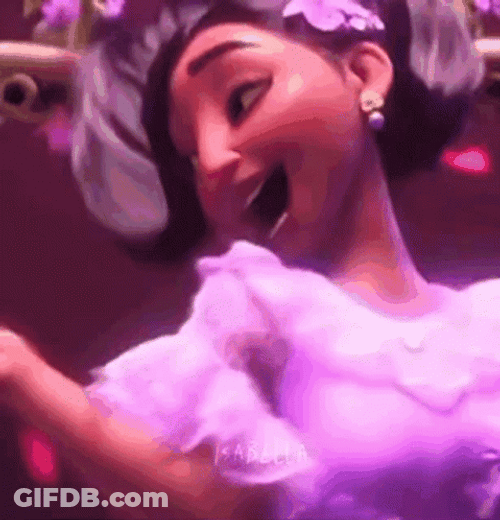 Pretty Isabela Madrigal Singing Encanto GIF