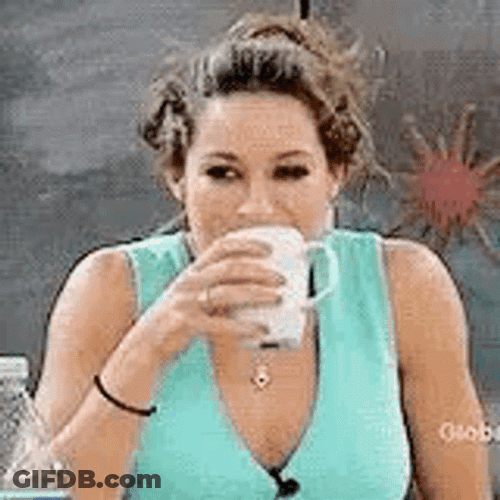 Pretty Lady Funny Spit Laughing GIF