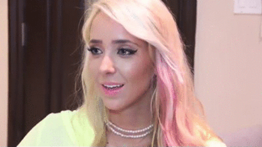Pretty Lady's Blank Stupid Reaction GIF