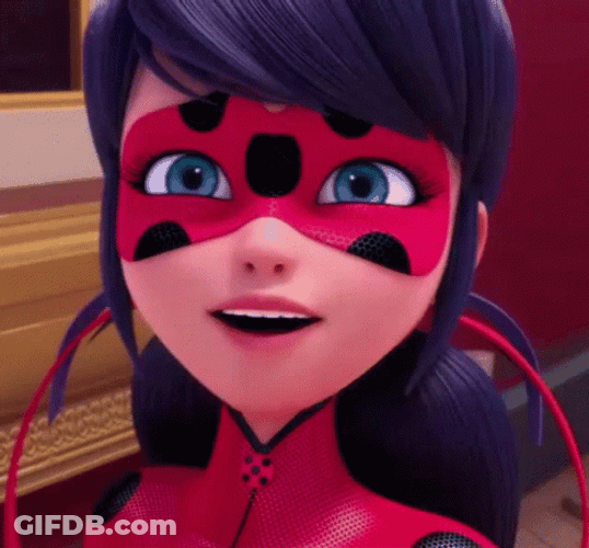 Pretty Ladybug Looking Straight GIF