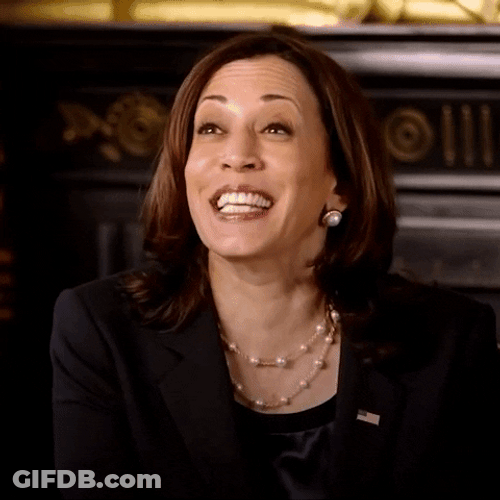 Pretty Laughing Kamala Laugh GIF