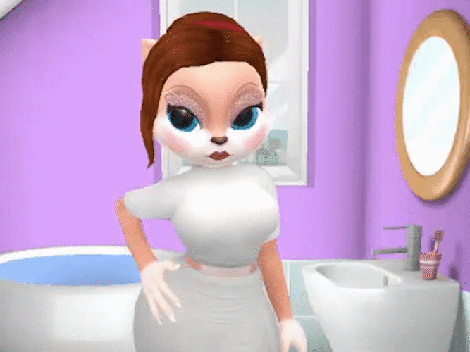 Pretty Please Kimmy Superstar Talking Cat GIF