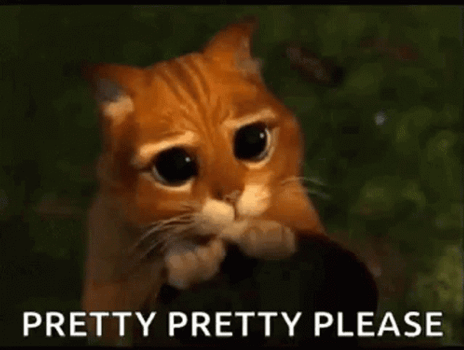 Pretty Please Puss In Boots GIF