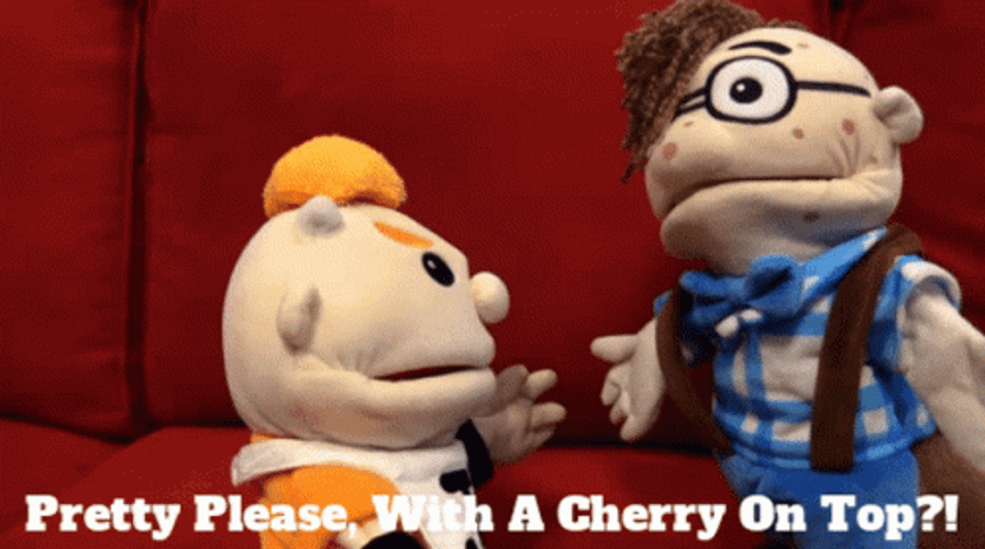 Pretty Please SML Junior Puppets GIF