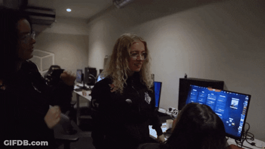 Pretty Police Office Reaction Not Again GIF