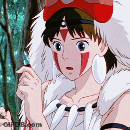 Pretty Princess Mononoke GIF