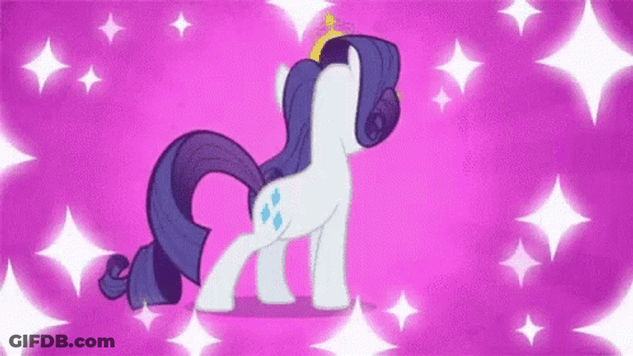 Pretty Rarity Mlp GIF
