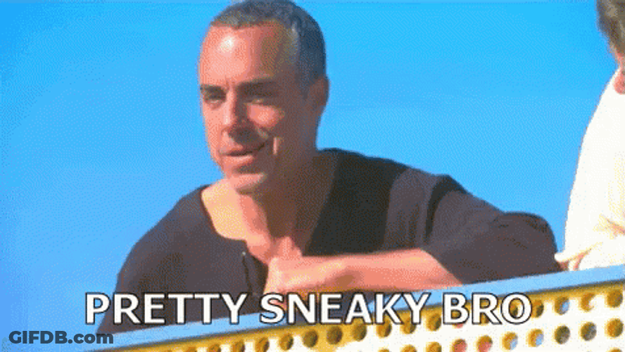 Pretty Sly Bro Man In Black Top GIF