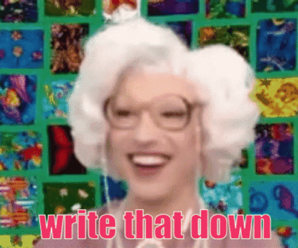 Pretty Women Write That Down GIF