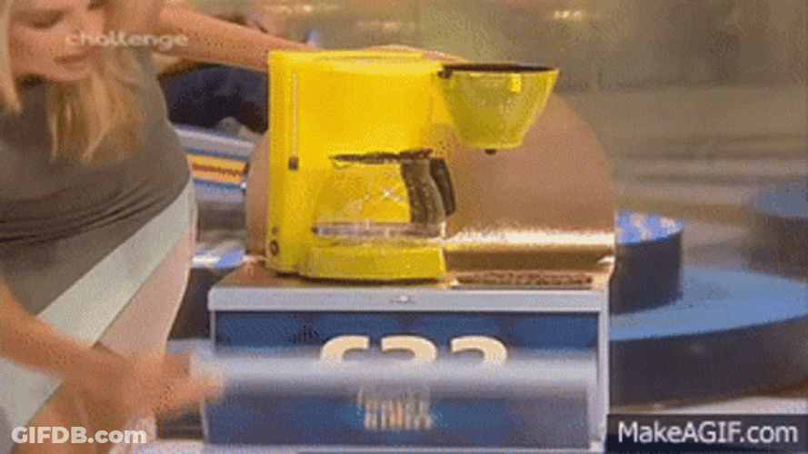 Price Is Right Coffee Maker GIF