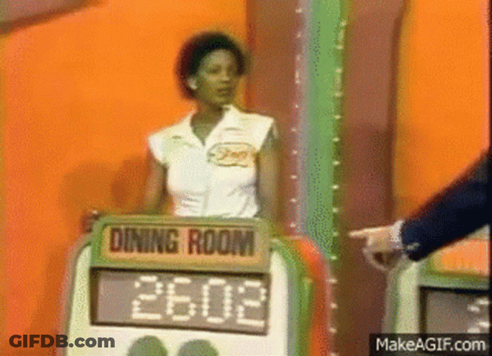 Price Is Right Contessant Passed Out GIF