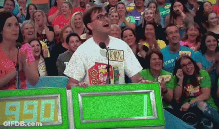 Price Is Right Man In Awe GIF
