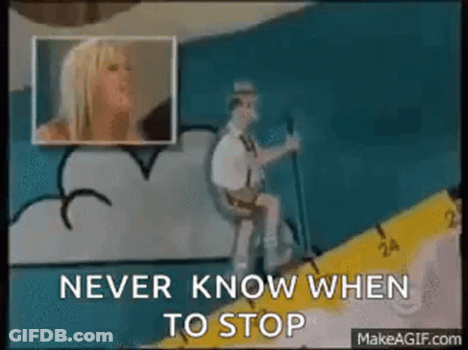Price Is Right Never Know When To Stop GIF