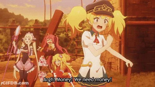 Priconne Anime Money GIF