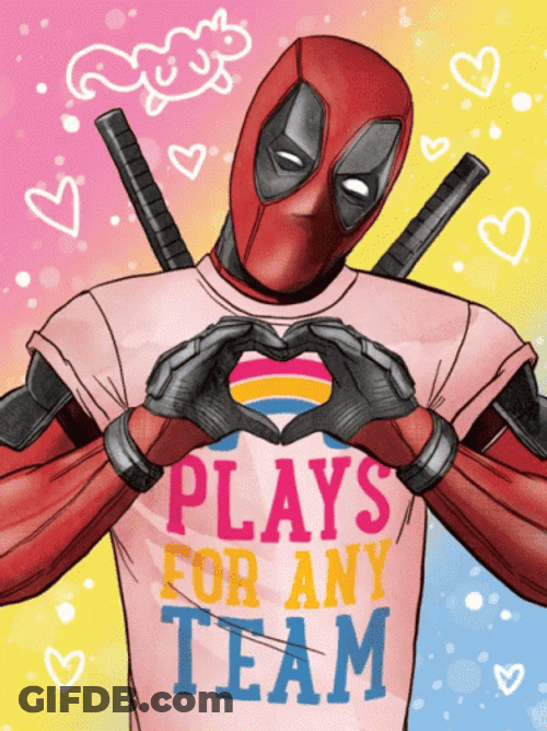 Pride Deadpool Pansexual Month GIF