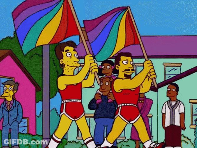 Pride Gay The Simpsons GIF
