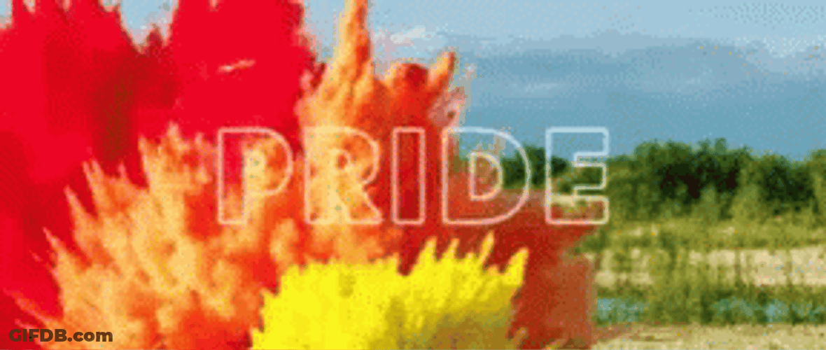 Pride Harley Quinn Explosion GIF