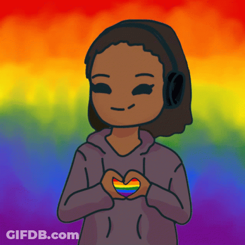 Pride Heart Love Month GIF