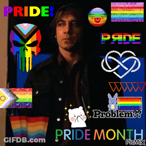 Pride Month Rainbow Symbols GIF