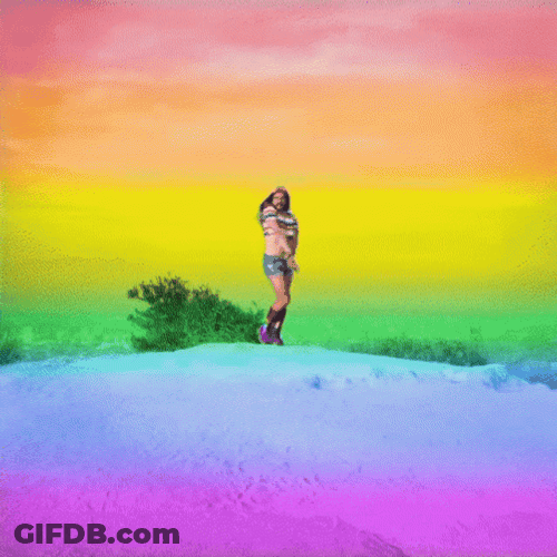 Pride Rainbow Dance GIF