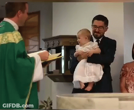 Priest Holding Baby GIF