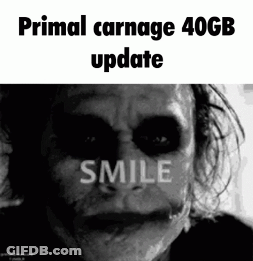 Primal Carnage Joker British Teeth Smile GIF
