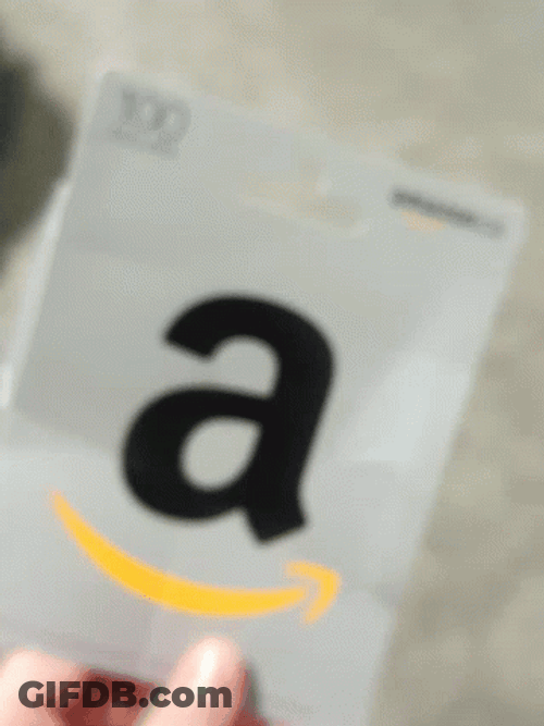 Prime Day Amazon Card GIF
