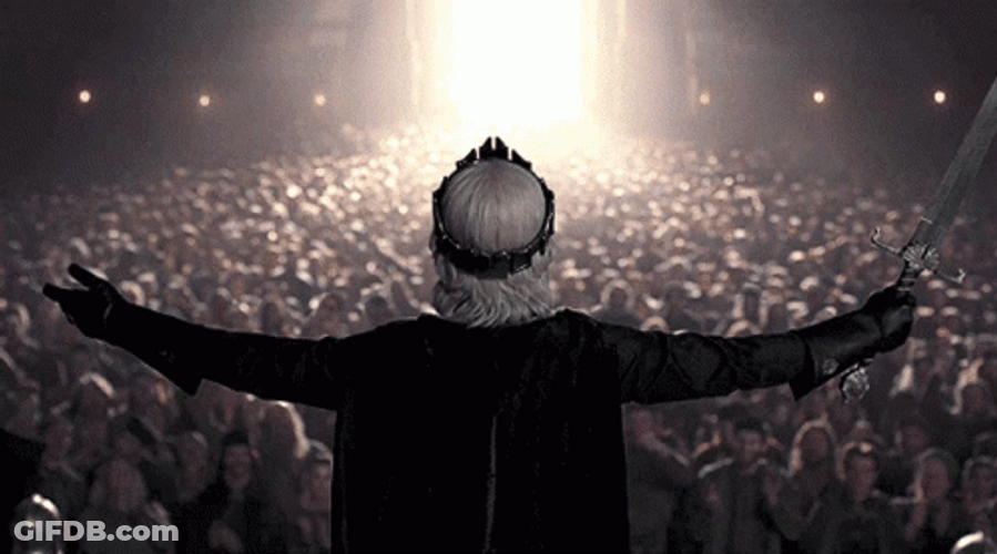 Prince Aegon Targaryen Arms Outstretched GIF