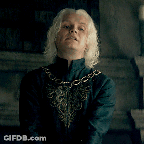 Prince Aegon Targaryen Deep Breath GIF
