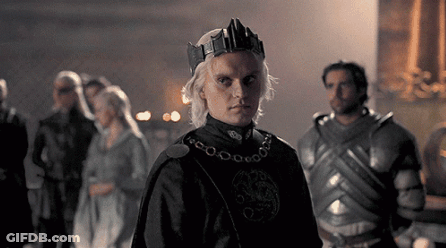 Prince Aegon Targaryen Fierce Eyes GIF