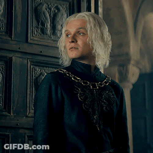Prince Aegon Targaryen Looking Back GIF