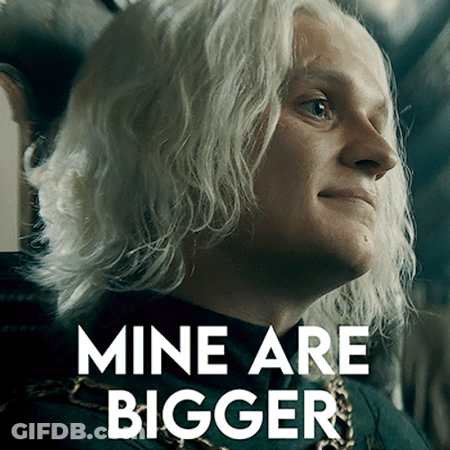 Prince Aegon Targaryen Mine Are Bigger GIF