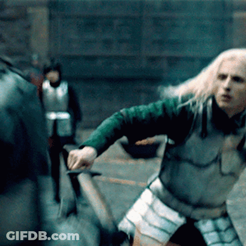 Prince Aegon Targaryen Sword Fight Training GIF