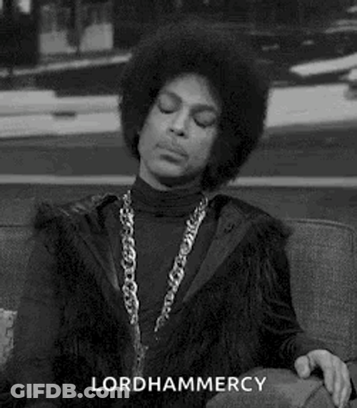Prince Doing Head Shake GIF