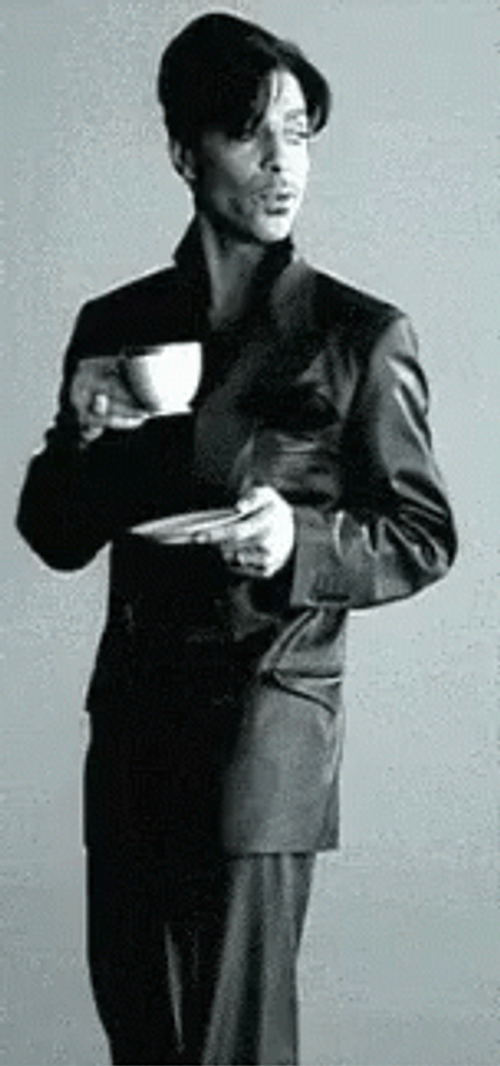 Prince Having A Petty Coffee GIF