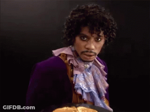 Prince Holding Pancakes GIF