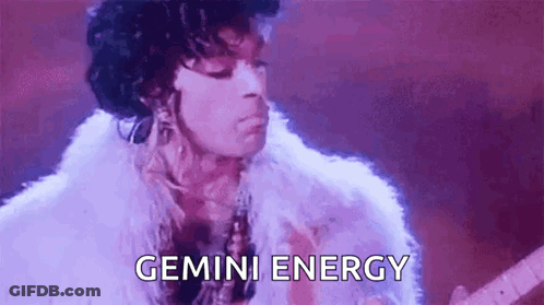 Prince In Fur Coat Playing Guitar Purple GIF