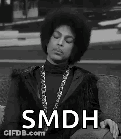Prince Is Sitting On A Couch In A Black And White Photo With His Eyes Closed . GIF