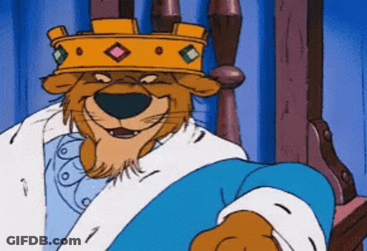 Prince John In Kings Throne GIF