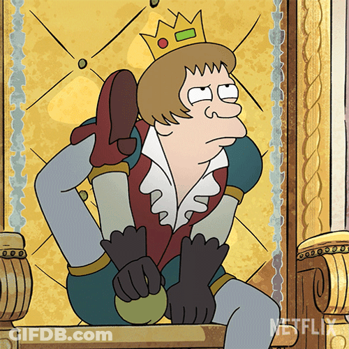 Prince Merkimer Scratching GIF
