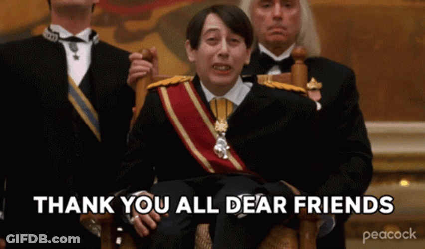 Prince Saying Thank You All Friends GIF