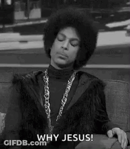 Prince Sitting On Couch In Black And White Photo GIF