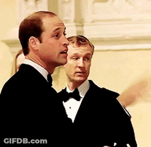 Prince William Hand Wave Funny GIF
