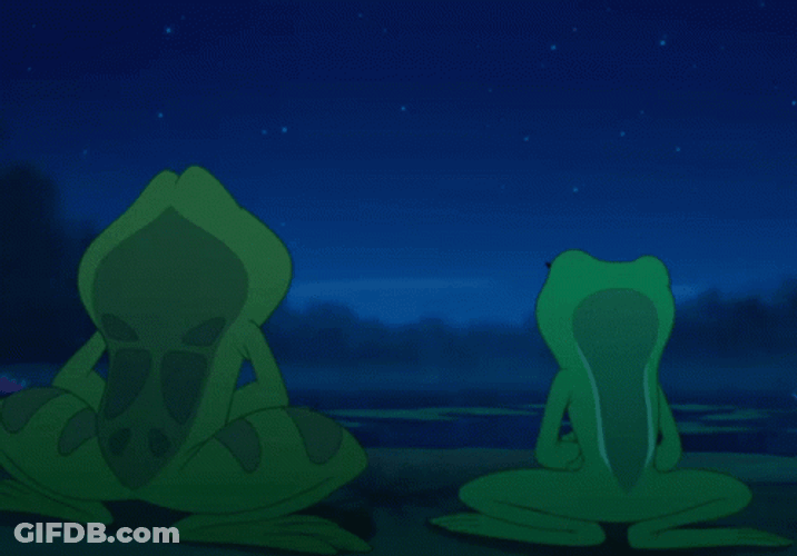 Princess And The Frog 2 Frogs I Love You GIF