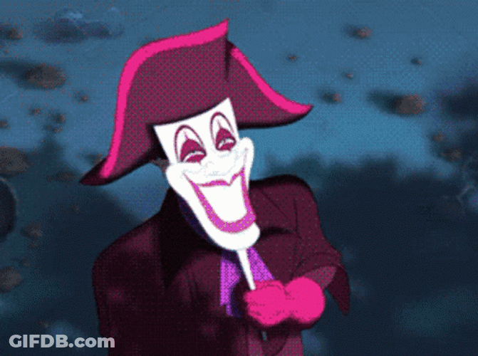 Princess And The Frog Dr Facilier Mask GIF